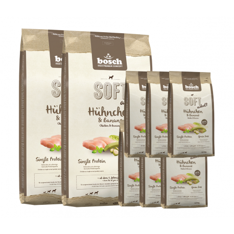 Bosch HPC SOFT Plus CHICKEN & Banana (12,5kg + 3kg) x 2